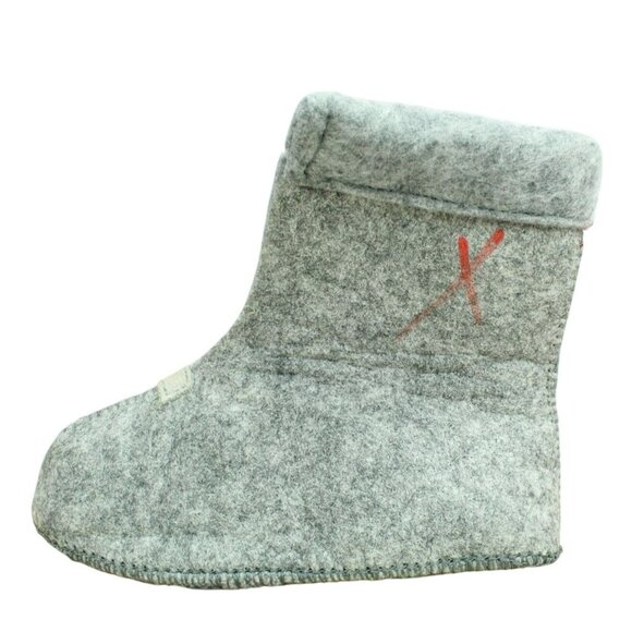 LL Bean Gray Wool Warm Replacement Boot Liner Inserts Size 8 - Picture 1 of 8
